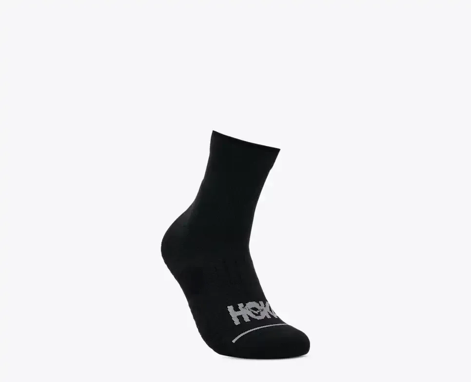 HOKA Quarter Run Sock Black